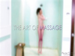 Russa bellissima calda Elena Koshka attira il suo massaggiatore personale per steamy cazzo