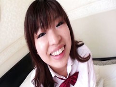 Ordinaria cercando ma ancora kawaii Giapponese studentessa ragazza Ai Okada ottiene infilò